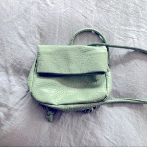 Sea foam mini backpack